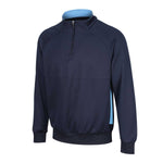 iGen Sports 1/4 Zip Midlayer Track Top Navy/Sky