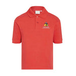 Leftwich Primary School Polo Shirt - Red & White