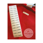 25 Custom Printed Name Labels