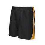 iGen Unisex Sports Shorts Black/Amber