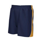 iGen Unisex Sports Shorts Navy/Amber