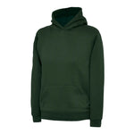 bottle green School Uniform Hooded Sweatshirt