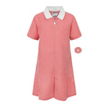 Girls Red Summer Dress front