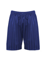 Kids PE shorts in royal blue