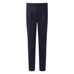 The David Luke Academia Boys Slim Leg Senior Trousers in Navy.