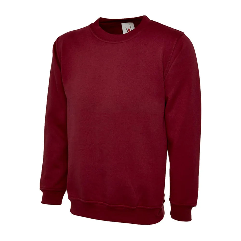 maroon School Uniform Sweatshirt