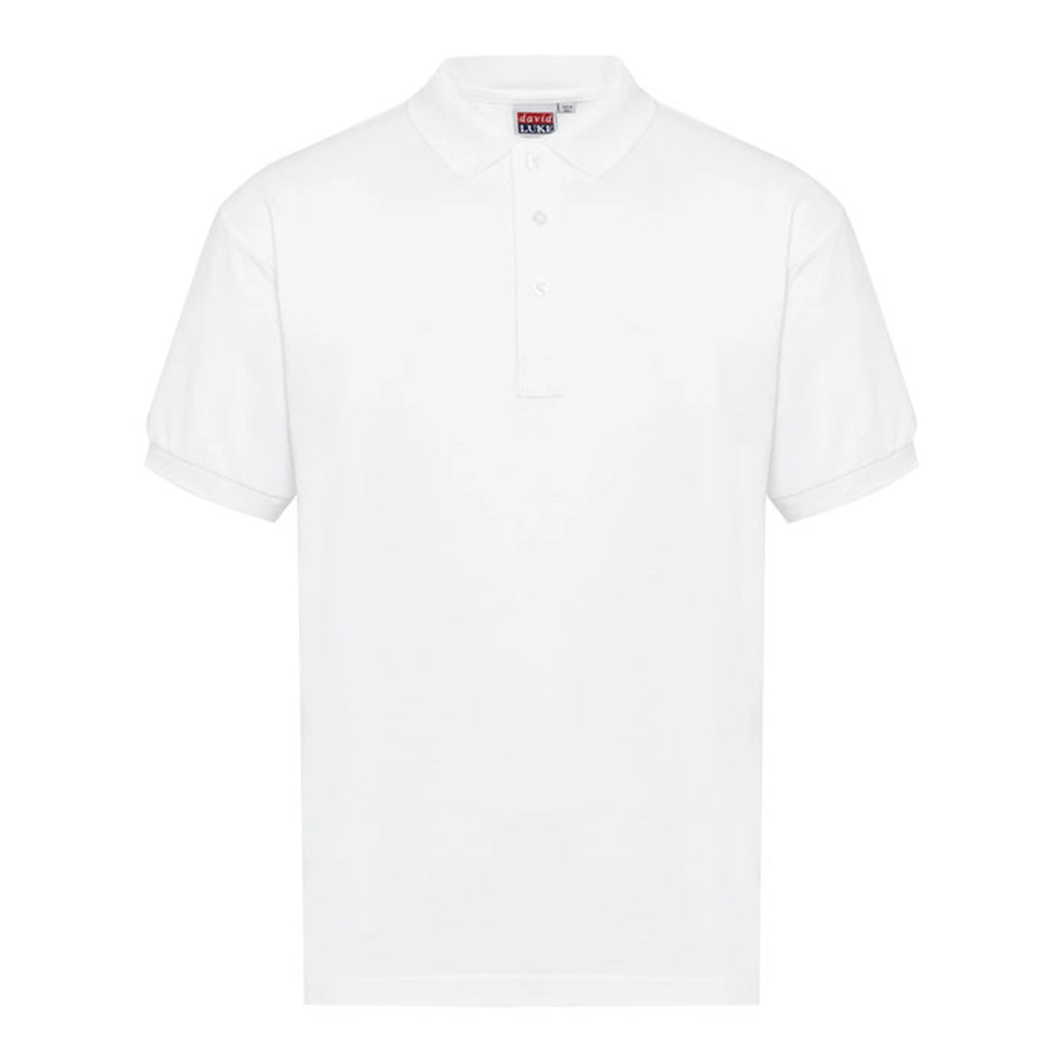 The David Luke Schoolwear 100% Classic Pique Polo Shirt.