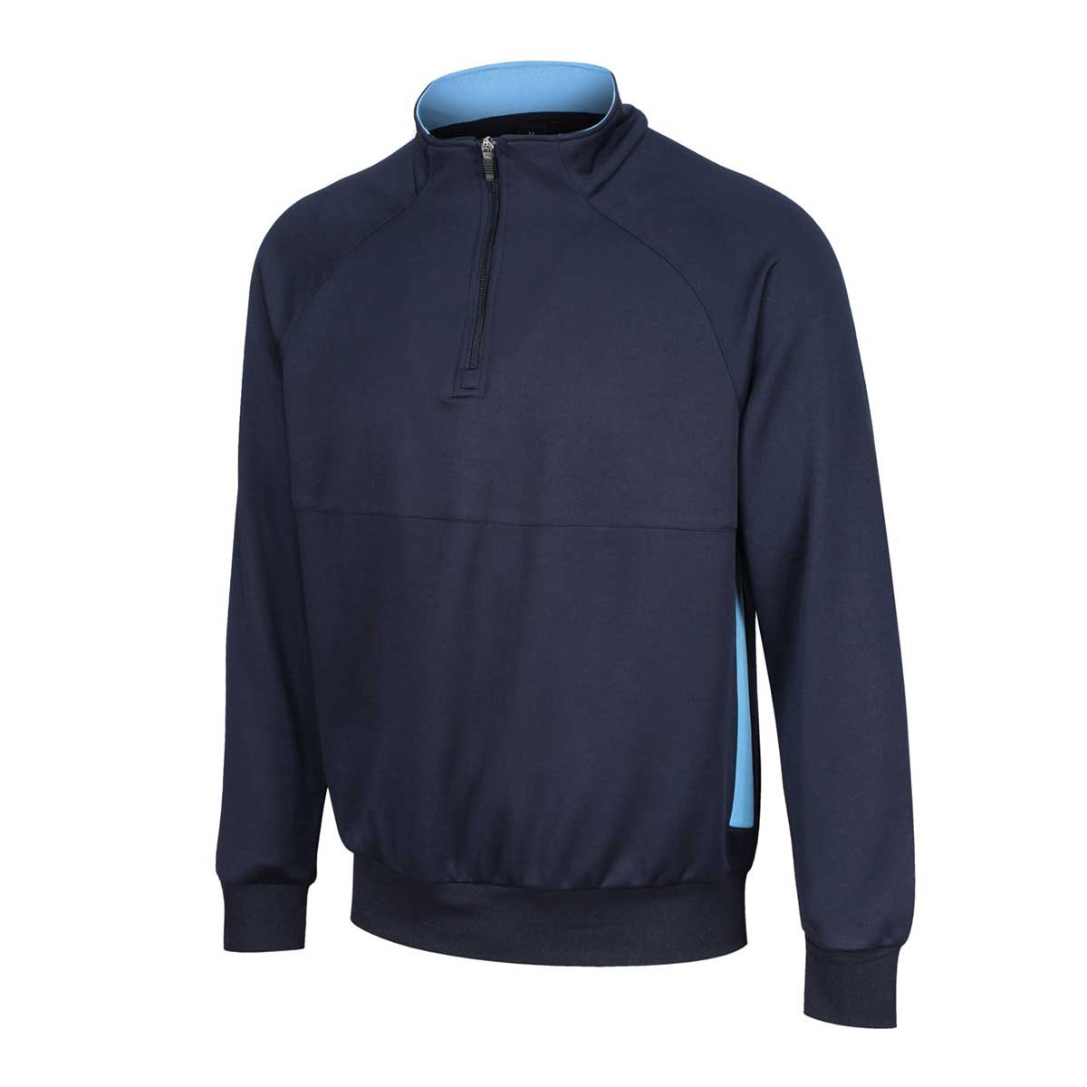iGen Sports 1/4 Zip Midlayer Track Top Navy/Sky