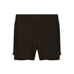 front view of iGen 2in1 Sports Shorts Black