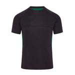 front view of iGen Sports Tech Tee Black/Bottle