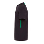 side view of iGen Sports Tech Tee Black/Bottle