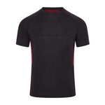 front view of iGen Sports Tech Tee Black/Maroon