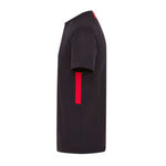 side view of iGen Sports Tech Tee Black/Red