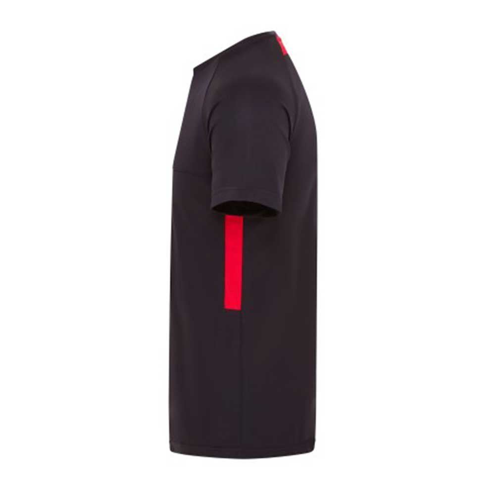 side view of iGen Sports Tech Tee Black/Red