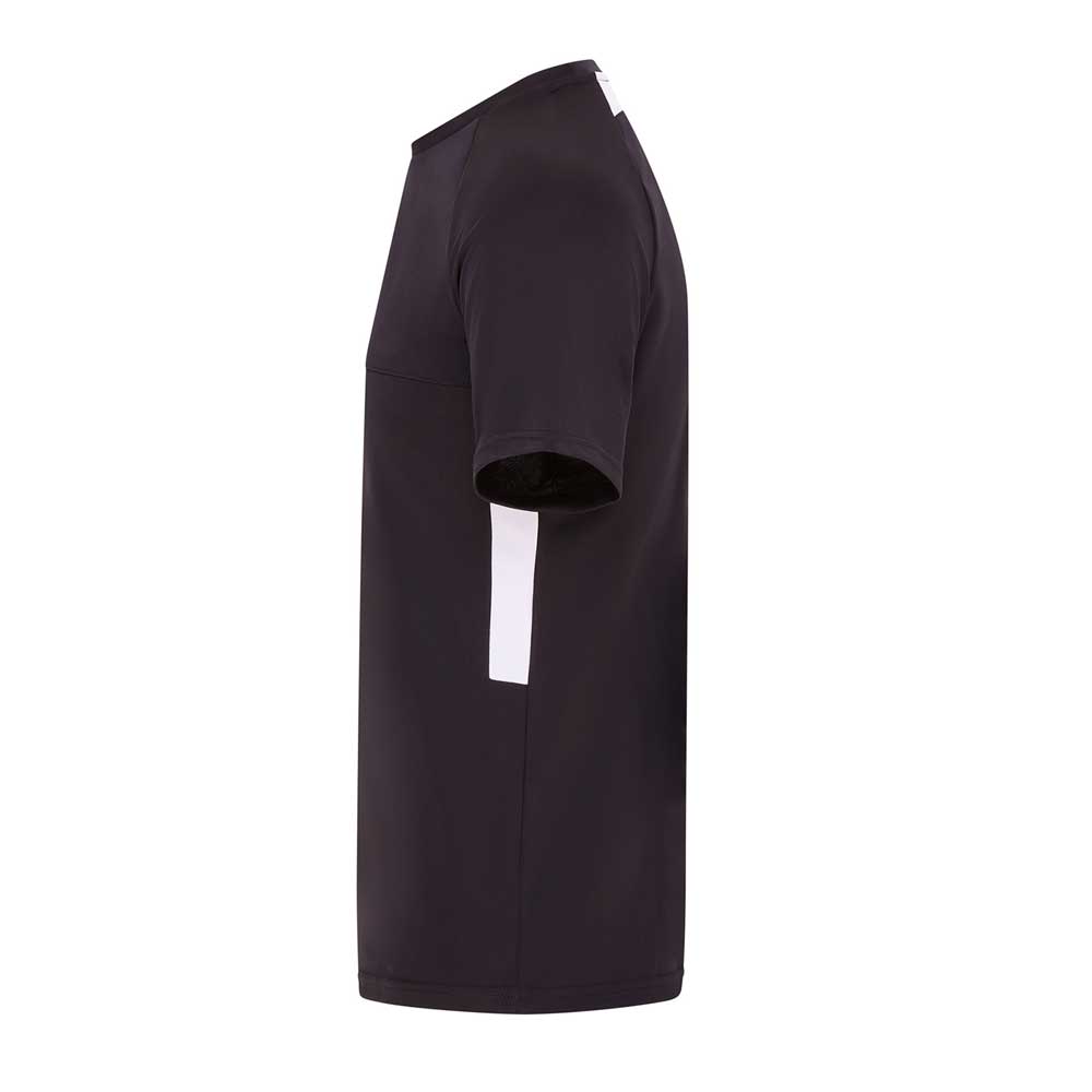 side view of iGen Sports Tech Tee Black/White