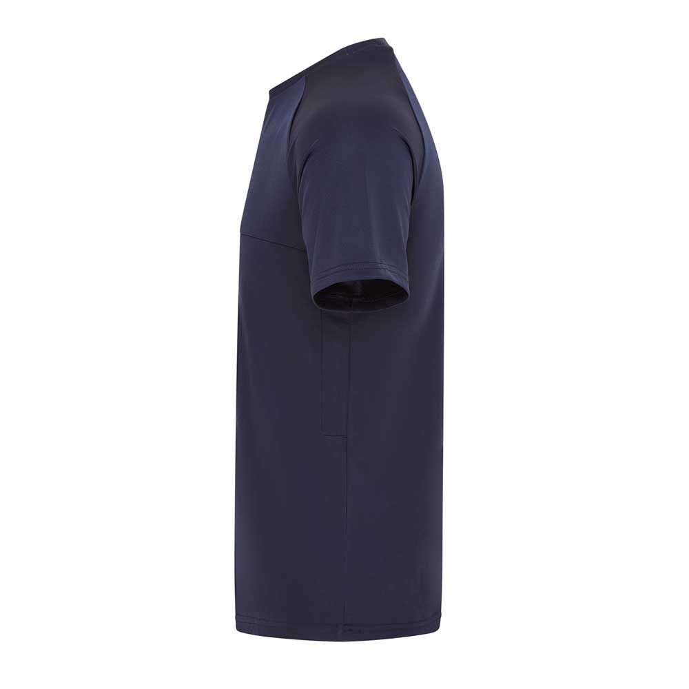 side view of iGen Sports Tech Tee Navy