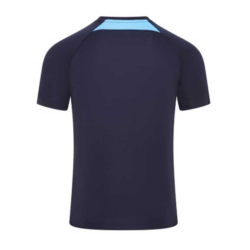 back view of iGen Sports Tech Tee Navy/Sky