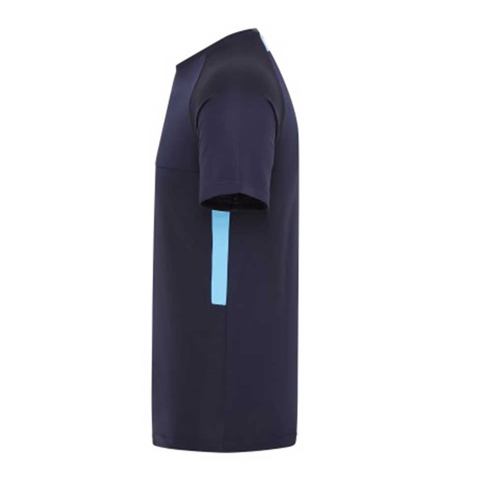 side view of iGen Sports Tech Tee Navy/Sky