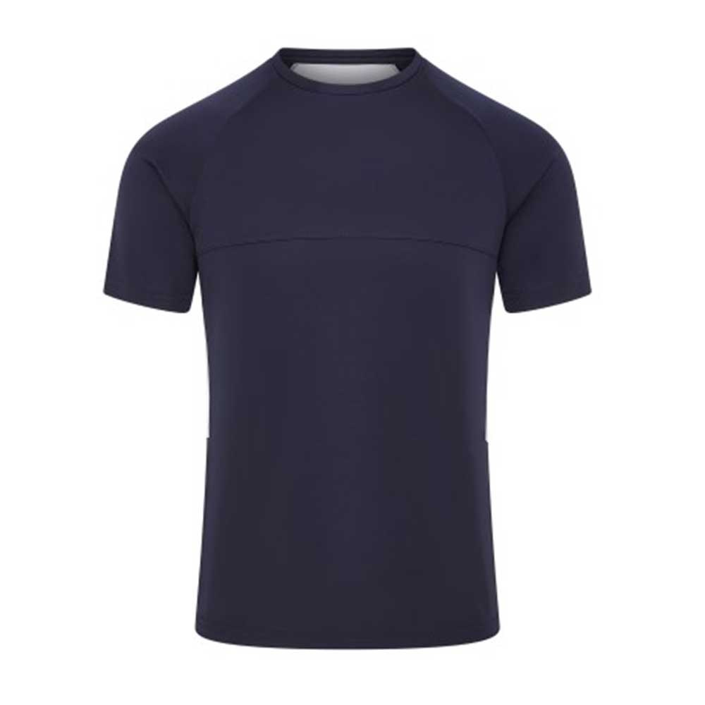 front view of iGen Sports Tech Tee Navy/White