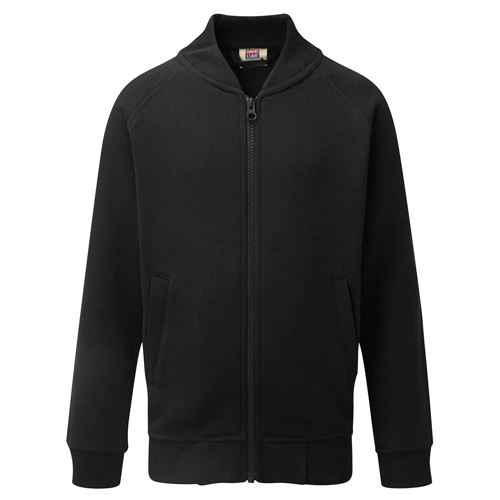 black Full Zip Eco Sweatshirt