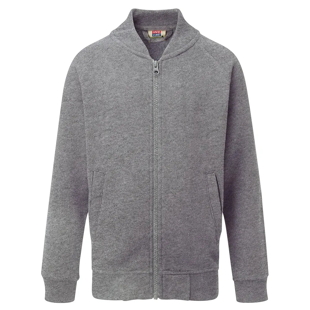 school grey Full Zip Eco Sweatshirt