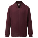 maroon Full Zip Eco Sweatshirt