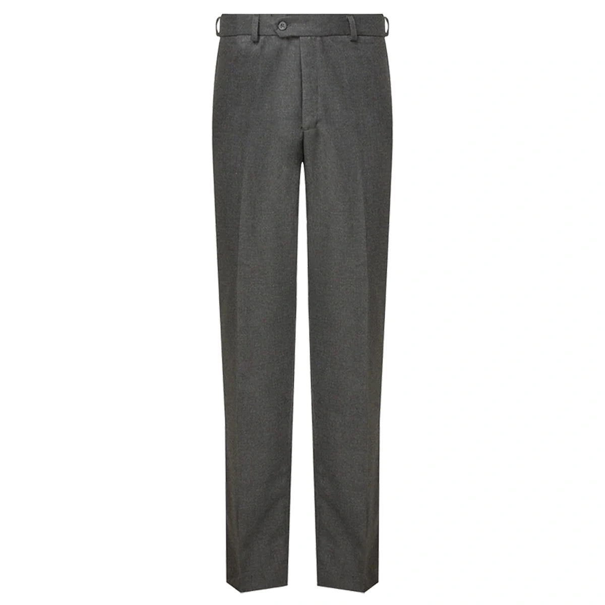 The David Luke Schoolwear Senior Boys' Regular Fit School Trousers in Grey.