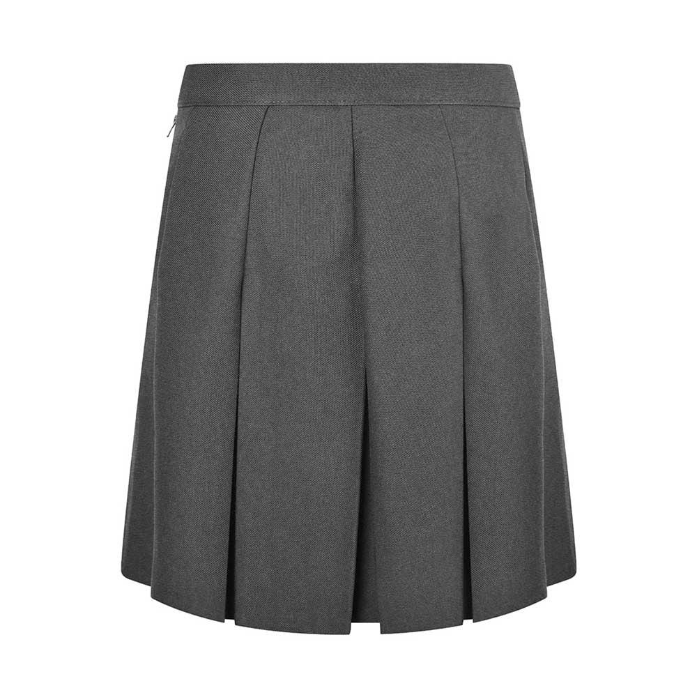 Girls Stitched Down Knife Pleat Skirt back