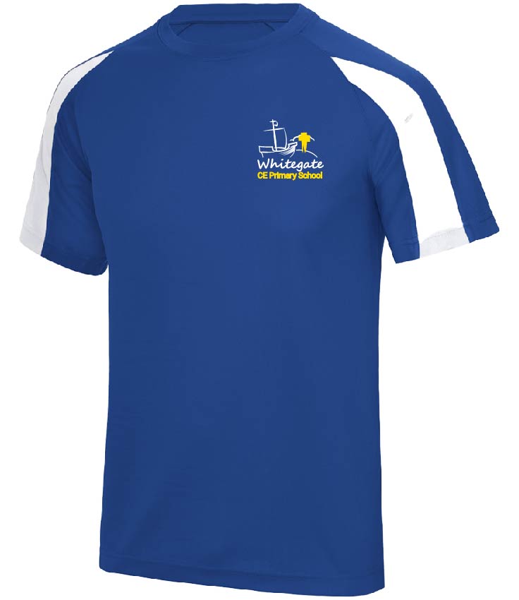 Whitegate Primary School PE T-Shirt - NEW FOR SEPTEMBER 2024