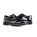 Bailey Black Patent Lace Up School Shoes