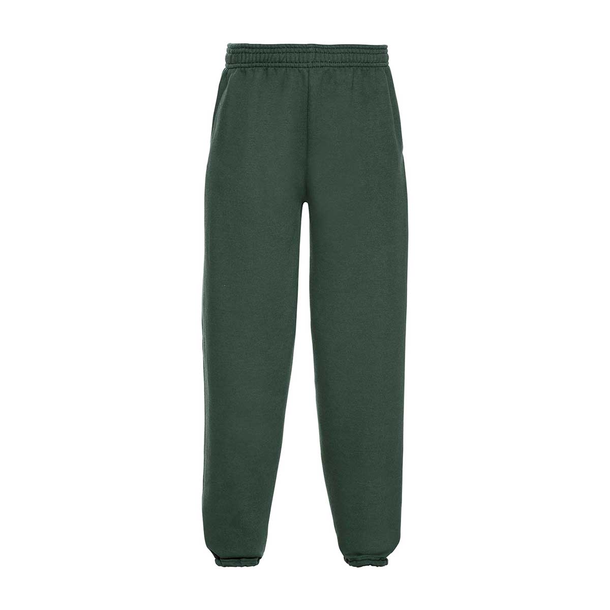School joggers in bottle green for everyday school-wear or active PE lessons.