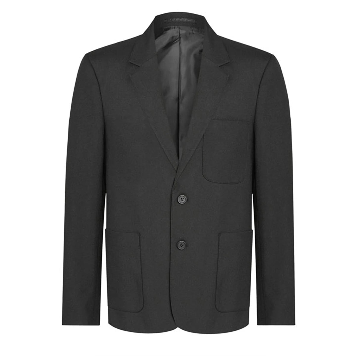 The David Luke Boys PV Hopsack Blazer in Black.