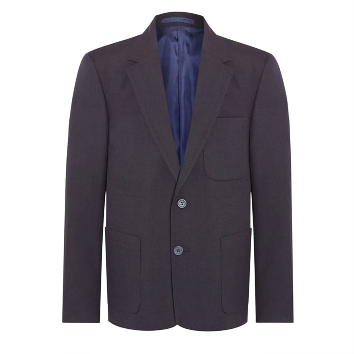 The David Luke Schoolwear Boys PV Hopsack Blazer in Navy.