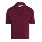 maroon Junior School Eco Pique Polo Shirt