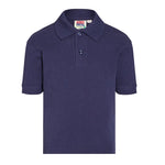 navy Junior School Eco Pique Polo Shirt