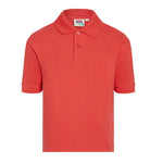 red Junior School Eco Pique Polo Shirt