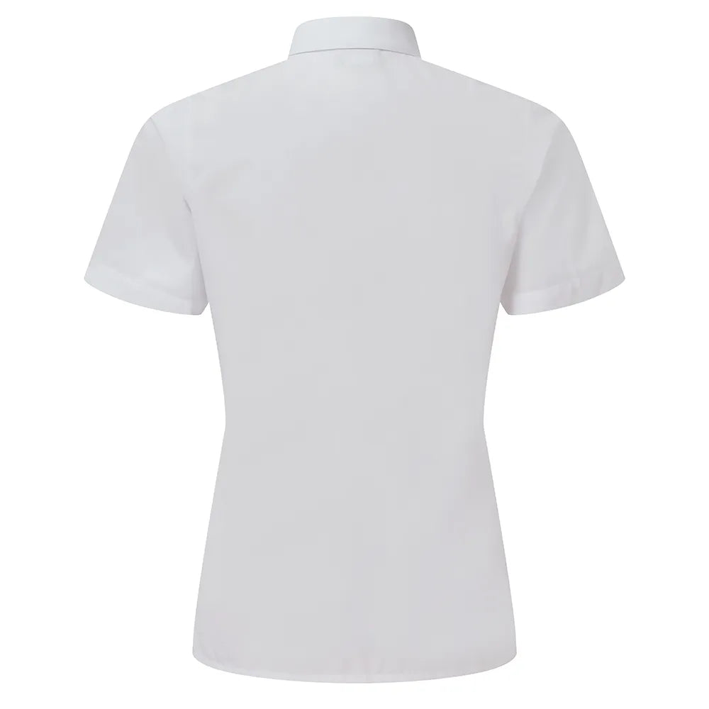 back view of girls shirt in white