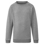school grey Junior Unisex Crew Neck School Jumper
