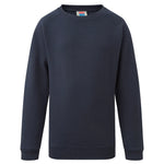 navy Junior Unisex Crew Neck School Jumper