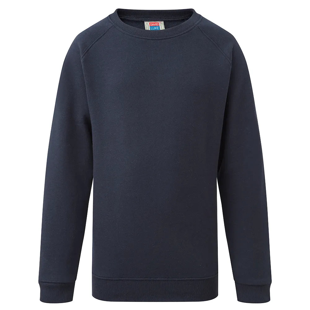 navy Junior Unisex Crew Neck School Jumper