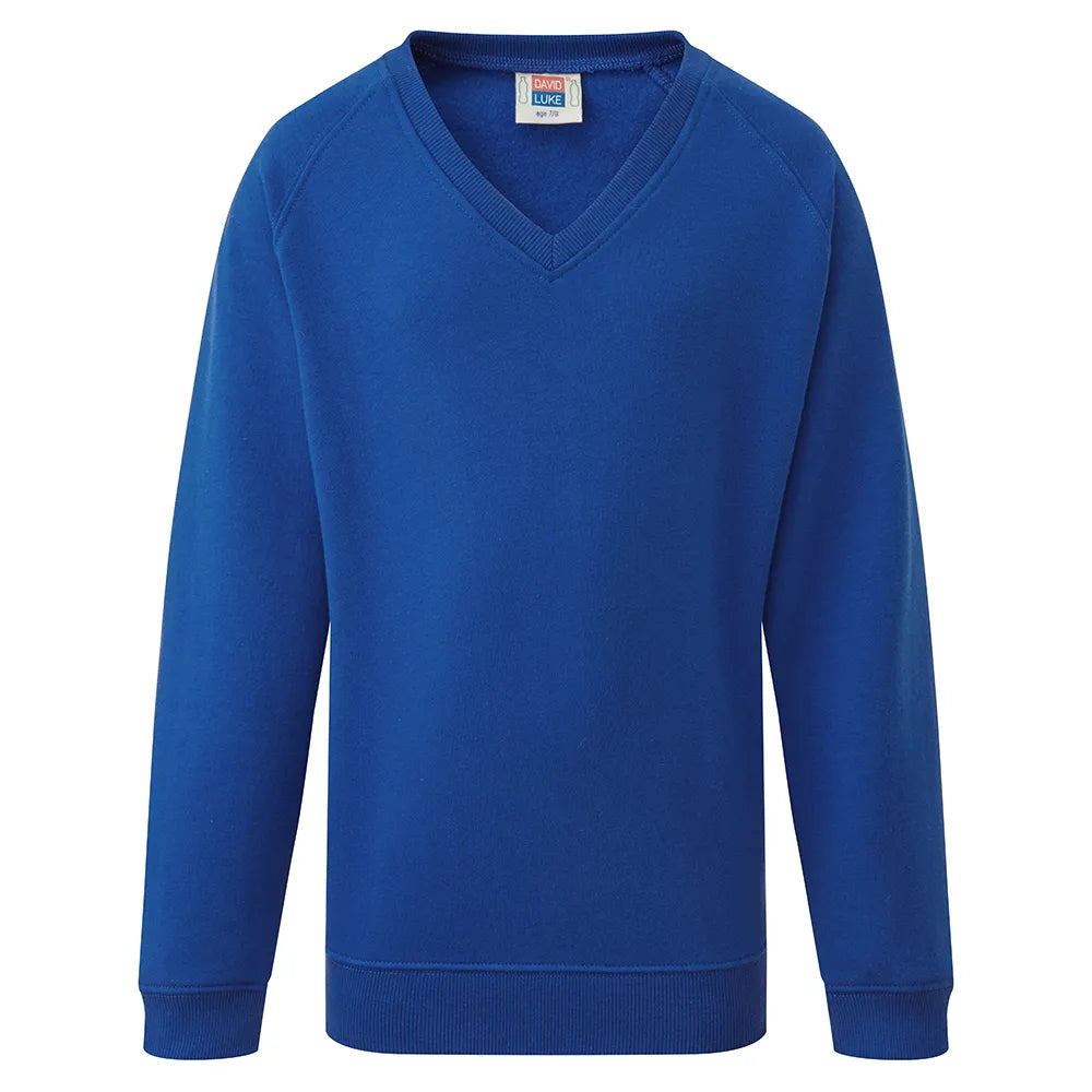 royal Junior Unisex V Neck School Jumper