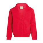 classic cardigan red