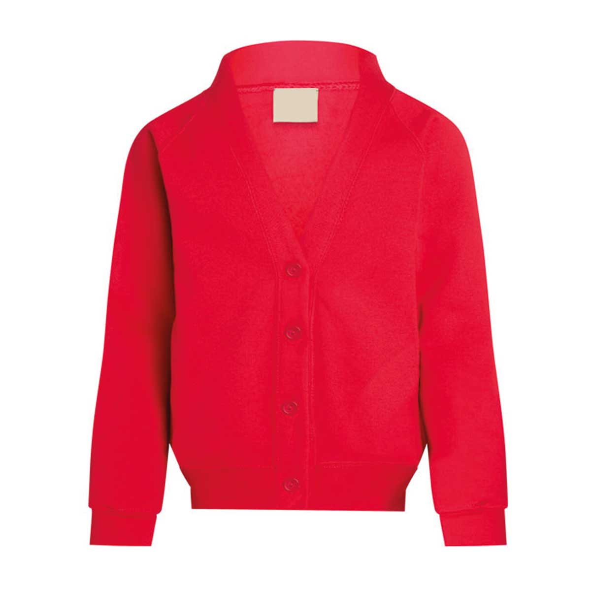 classic cardigan red