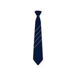 Hartford Church of England High School Tie for Year 7 students with 4 grey stripes