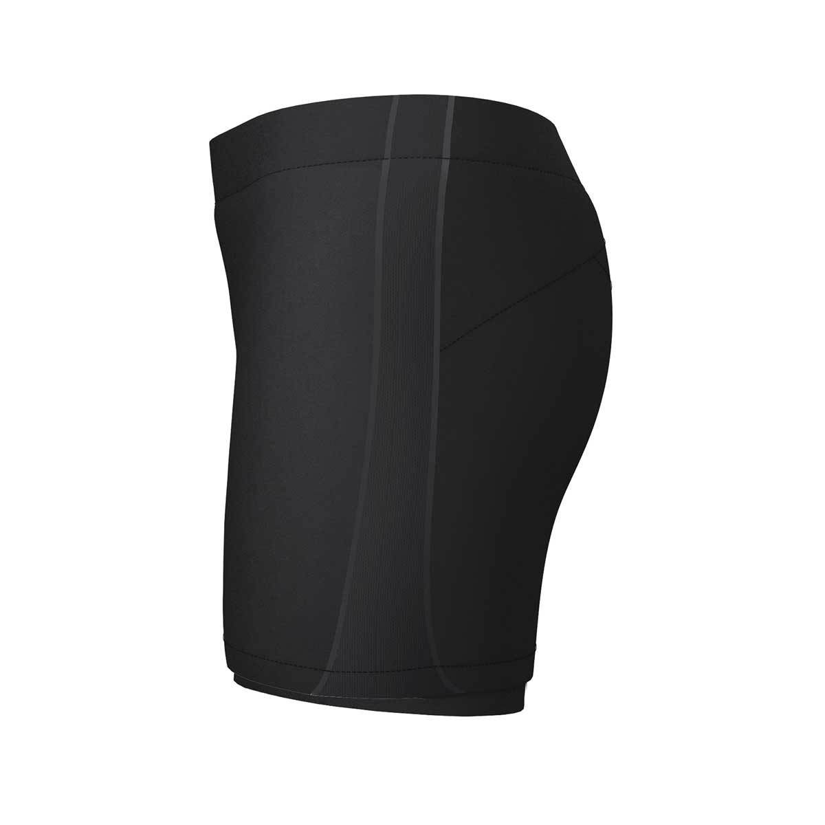 side view of iGen Female Sports Skorts Black