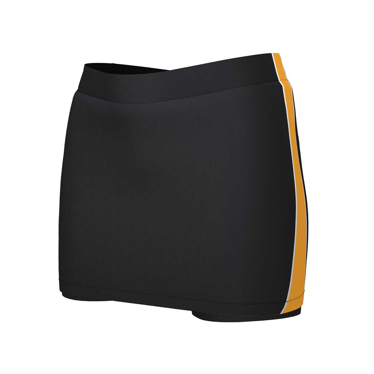 iGen Female Sports Skorts Black/Amber