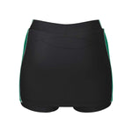 back view of iGen Female Sports Skorts Black/Bottle