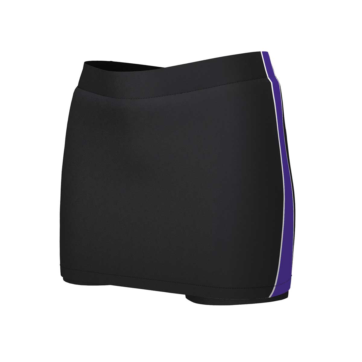 iGen Female Skorts Shorts Black/Purple