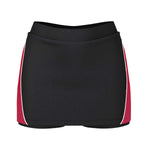 front view of iGen Female Skorts Shorts Black/Red
