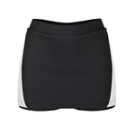 front view of iGen Unisex Sports Skorts Black/White